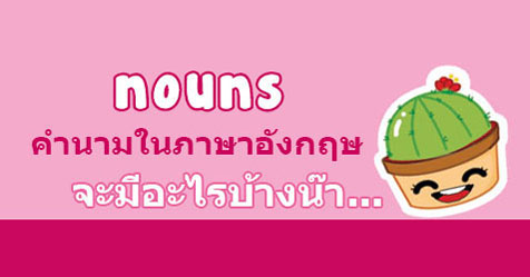 Noun คำนามในภาษาอังกฤษ คืออะไร มีกี่ชนิด มีวิธีใช้อย่างไรบ้าง